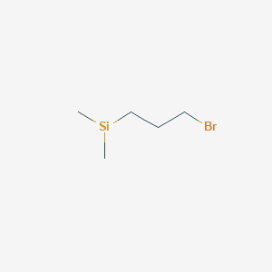 molecular formula C5H12BrSi B3195168 (3-Bromopropyl)(dimethyl)silane CAS No. 88760-69-4