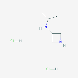 molecular formula C6H16Cl2N2 B3195178 n-Isopropylazetidin-3-amine dihydrochloride CAS No. 888032-75-5