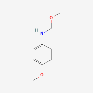molecular formula C9H13NO2 B3195205 4-Methoxy-N-(methoxymethyl)aniline CAS No. 88919-95-3