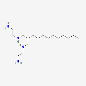 molecular formula C17H40N4 B3195226 N~1~,N~3~-Bis(2-aminoethyl)-2-decylpropane-1,3-diamine CAS No. 88989-30-4