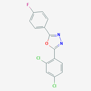 2-(2,4-Dichlorophenyl)-5-(4-fluorophenyl)-1,3,4-oxadiazole