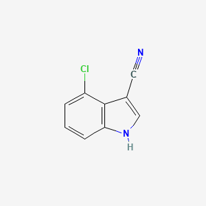 4-chloro-1H-indole-3-carbonitrile