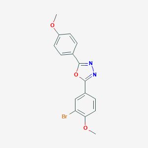 2-(3-Bromo-4-methoxyphenyl)-5-(4-methoxyphenyl)-1,3,4-oxadiazole