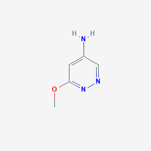molecular formula C5H7N3O B3195265 6-Methoxypyridazin-4-amine CAS No. 89179-64-6