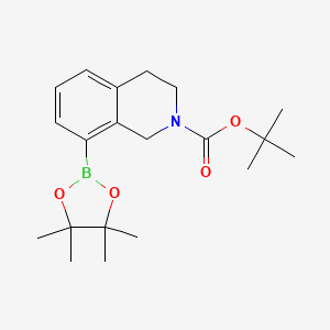 tert-butyl 8-(4,4,5,5-tetramethyl-1,3,2-dioxaborolan-2-yl)-3,4-dihydroisoquinoline-2(1H)-carboxylate