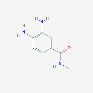 molecular formula C8H11N3O B3195333 3,4-diamino-N-methylbenzamide CAS No. 89790-89-6