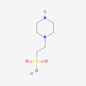 molecular formula C6H14N2O3S B3195368 2-piperazin-1-ylethanesulfonic Acid CAS No. 90052-53-2