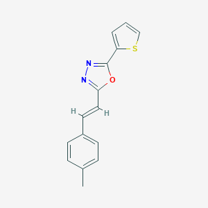 2-[2-(4-Methylphenyl)vinyl]-5-(2-thienyl)-1,3,4-oxadiazole