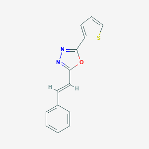 2-(2-Phenylvinyl)-5-(2-thienyl)-1,3,4-oxadiazole