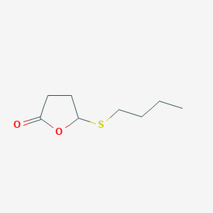 molecular formula C8H14O2S B3195411 2(3H)-Furanone, 5-(butylthio)dihydro- CAS No. 902525-29-5
