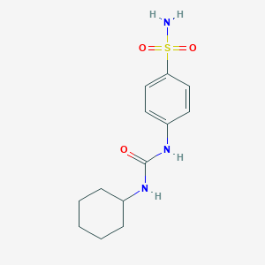 molecular formula C13H19N3O3S B319545 4-{[(Cyclohexylamino)carbonyl]amino}benzenesulfonamide 