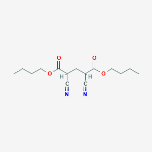 molecular formula C15H22N2O4 B3195460 2,4-二氰基戊二酸二丁酯 CAS No. 90825-51-7