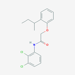 molecular formula C18H19Cl2NO2 B319548 2-(2-sec-butylphenoxy)-N-(2,3-dichlorophenyl)acetamide 