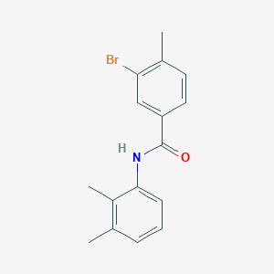 molecular formula C16H16BrNO B319551 3-bromo-N-(2,3-dimethylphenyl)-4-methylbenzamide 