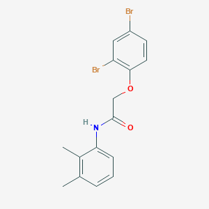 molecular formula C16H15Br2NO2 B319552 2-(2,4-dibromophenoxy)-N-(2,3-dimethylphenyl)acetamide 