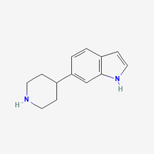 molecular formula C13H16N2 B3195556 6-Piperidin-4-yl-1H-indole CAS No. 914223-10-2
