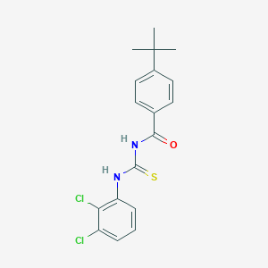 molecular formula C18H18Cl2N2OS B319556 4-tert-butyl-N-[(2,3-dichlorophenyl)carbamothioyl]benzamide 