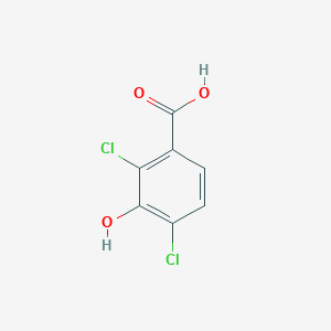 molecular formula C7H4Cl2O3 B3195573 2,4-Dichloro-3-hydroxybenzoic acid CAS No. 91658-93-4