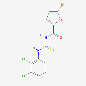 molecular formula C12H7BrCl2N2O2S B319559 5-bromo-N-[(2,3-dichlorophenyl)carbamothioyl]furan-2-carboxamide 