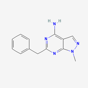 6-Benzyl-1-methyl-1h-pyrazolo[3,4-d]pyrimidin-4-amine