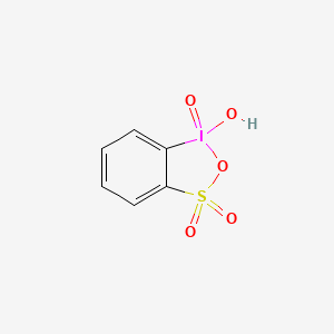molecular formula C6H5IO5S B3195598 1,2,3-Benziodoxathiole, 1-hydroxy-, 1,3,3-trioxide CAS No. 918473-09-3