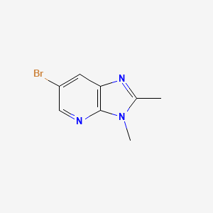 molecular formula C8H8BrN3 B3195650 6-bromo-2,3-dimethyl-3H-imidazo[4,5-b]pyridine CAS No. 92260-32-7