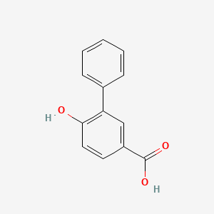 molecular formula C13H10O3 B3195672 4-Hydroxy-3-phenylbenzoic acid CAS No. 92379-11-8