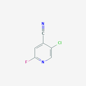 5-Chloro-2-fluoropyridine-4-carbonitrile