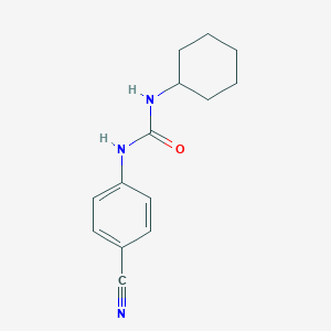 molecular formula C14H17N3O B319572 1-(4-Cyanophenyl)-3-cyclohexylurea 
