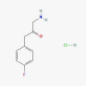 molecular formula C9H11ClFNO B3195752 1-Amino-3-(4-fluorophenyl)propan-2-one hydrochloride CAS No. 93102-98-8