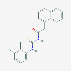 molecular formula C21H20N2OS B319576 N-{[(2,3-dimethylphenyl)amino]carbonothioyl}-2-(1-naphthyl)acetamide 