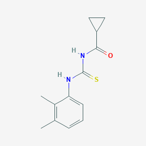 molecular formula C13H16N2OS B319577 N-[(2,3-dimethylphenyl)carbamothioyl]cyclopropanecarboxamide 