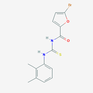 molecular formula C14H13BrN2O2S B319578 5-bromo-N-{[(2,3-dimethylphenyl)amino]carbonothioyl}-2-furamide 