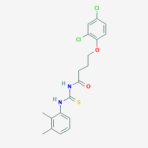 molecular formula C19H20Cl2N2O2S B319579 4-(2,4-dichlorophenoxy)-N-[(2,3-dimethylphenyl)carbamothioyl]butanamide 