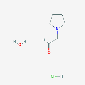 2-(1-Pyrrolidinyl)acetaldehyde Hydrochloride Hydrate