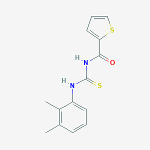 molecular formula C14H14N2OS2 B319583 N-[(2,3-dimethylphenyl)carbamothioyl]thiophene-2-carboxamide 