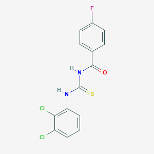 N-[(2,3-dichlorophenyl)carbamothioyl]-4-fluorobenzamide