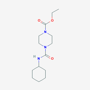 Ethyl 4-(cyclohexylcarbamoyl)piperazine-1-carboxylate