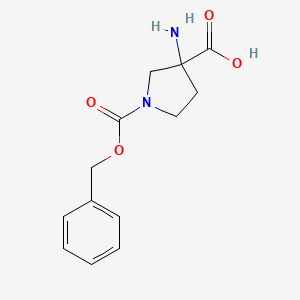 3-Amino-1-((benzyloxy)carbonyl)pyrrolidine-3-carboxylic acid