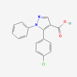 5-(4-Chlorophenyl)-1-phenyl-1H-pyrazole-4-carboxylic acid