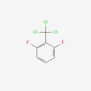 molecular formula C7H3Cl3F2 B3195893 Benzene, 1,3-difluoro-2-(trichloromethyl)- CAS No. 93632-85-0