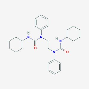 molecular formula C28H38N4O2 B319591 N,N''-1,2-ethanediylbis(N'-cyclohexyl-N-phenylurea) 