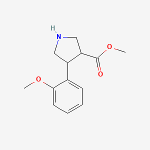 Methyl 4-(2-methoxyphenyl)pyrrolidine-3-carboxylate