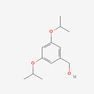 molecular formula C13H20O3 B3195939 (3,5-Diisopropoxyphenyl)methanol CAS No. 94169-63-8