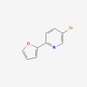 molecular formula C9H6BrNO B3195957 5-Bromo-2-(furan-2-yl)pyridine CAS No. 942206-06-6