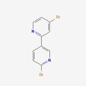 molecular formula C10H6Br2N2 B3195960 4,6'-Dibromo-2,3'-bipyridine CAS No. 942206-14-6