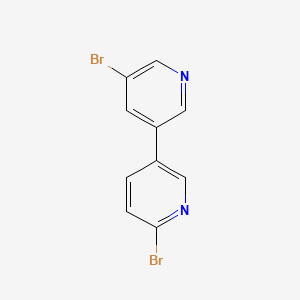 molecular formula C10H6Br2N2 B3195966 5,6'-二溴-3,3'-联吡啶 CAS No. 942206-15-7