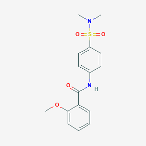 N-[4-(dimethylsulfamoyl)phenyl]-2-methoxybenzamide