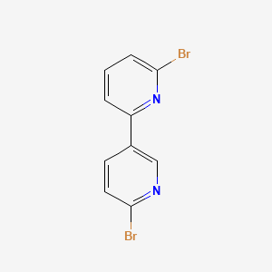 molecular formula C10H6Br2N2 B3195971 6,6'-Dibromo-2,3'-bipyridine CAS No. 942206-17-9