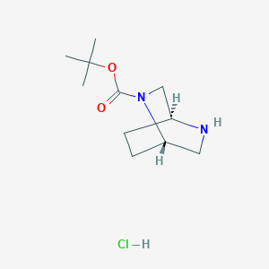 (1S,4S)-tert-Butyl 2,5-diazabicyclo[2.2.2]octane-2-carboxylate hydrochloride